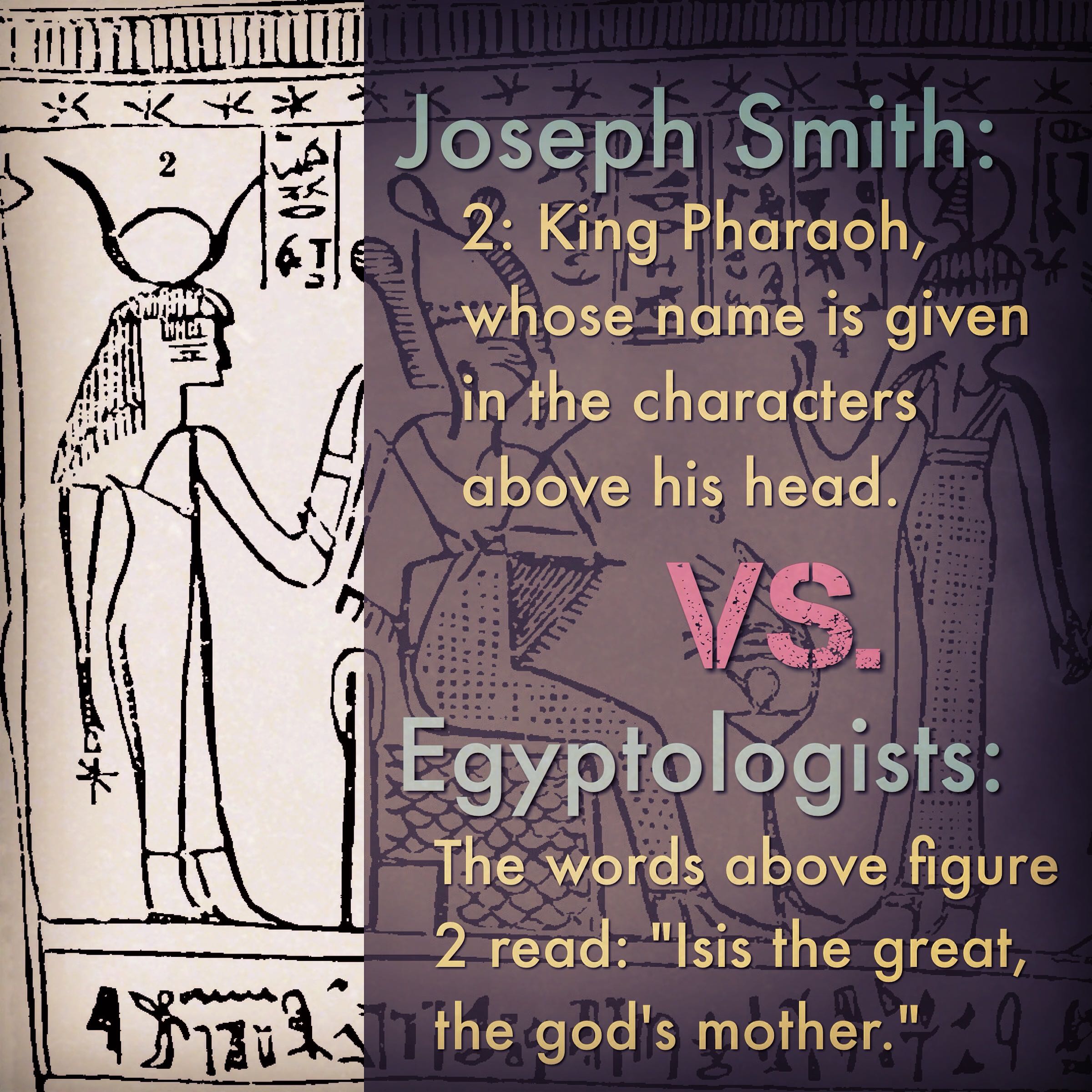 Pharaoh or Isis?