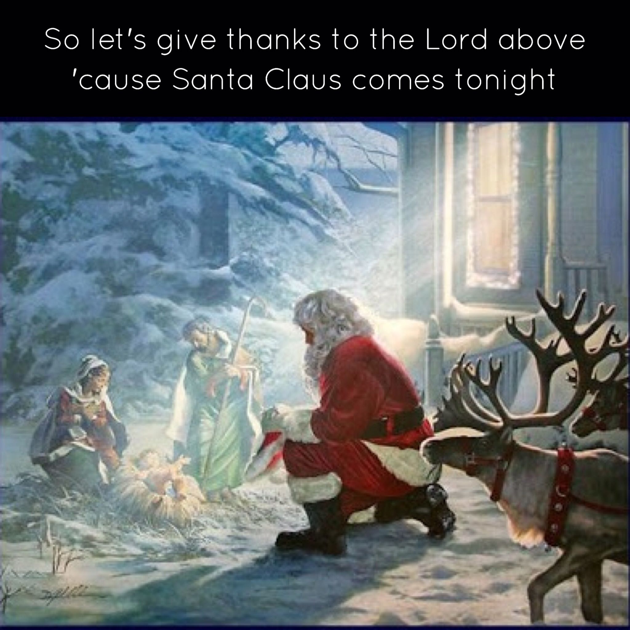 thank god for santa