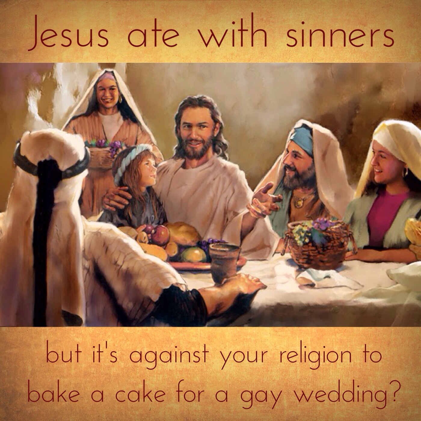 Eating with sinners