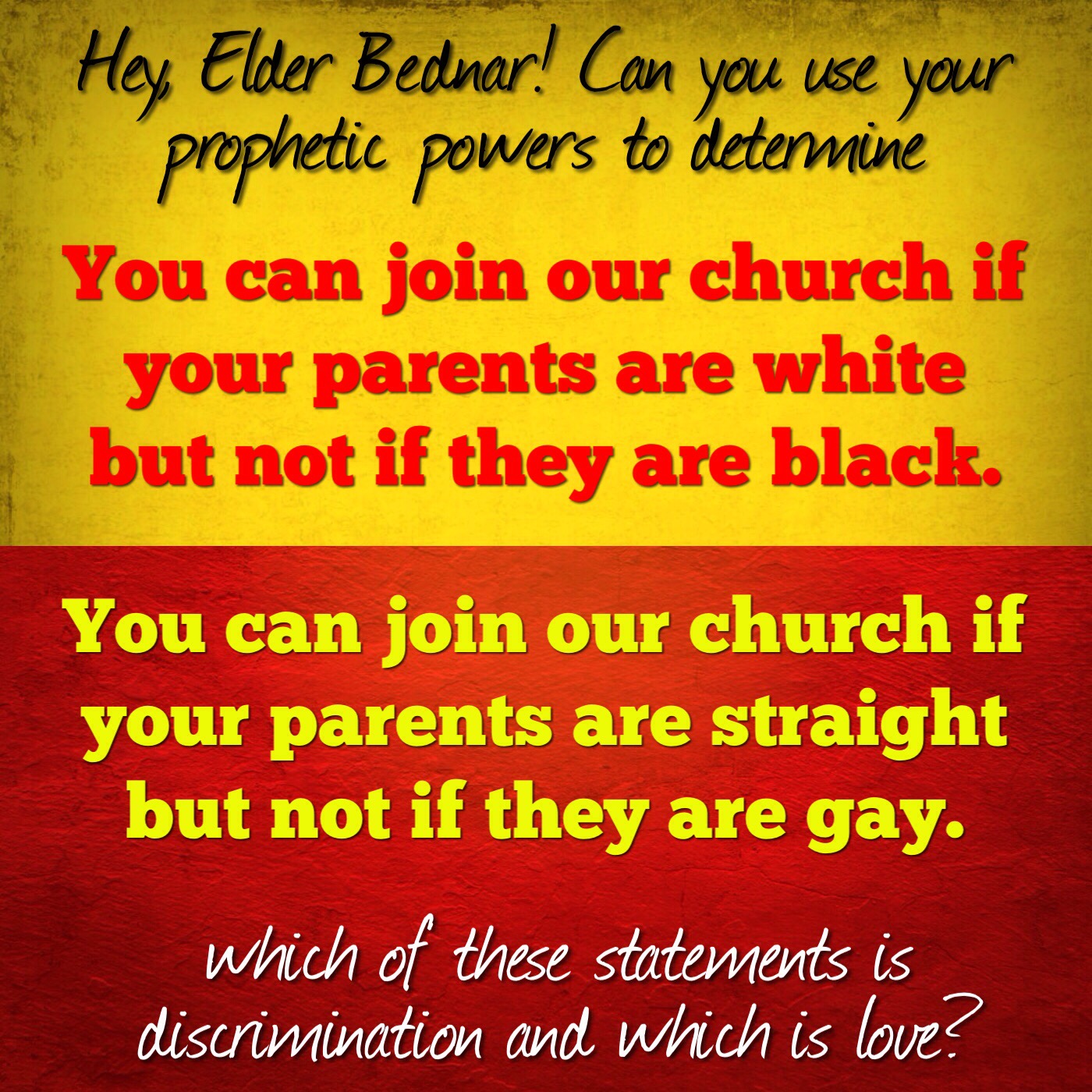 What is discrimination?